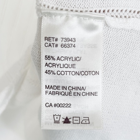 Tradition Women’s Knit White Short Sleeve Shirt Top Size 18 XL Patterned Ribbed - Picture 9 of 10